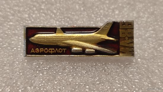 Значек знак Самолет ИЛ-86 Авиация Аэрофлот СССР