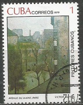 Куба. Живопись Виктора Мануэля. 1979г. Mi#2404.