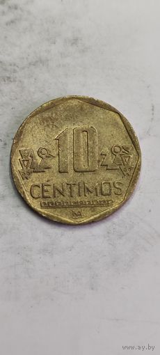 Перу 10 сентимос 2016