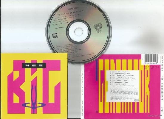 YES - Big generator (аудио CD GERMANY 1987)