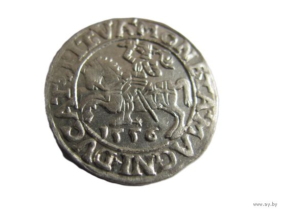 Полугрош 1556 Вильно Сигизмунд II Август
