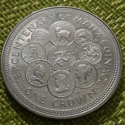 Остров Мэн 1 крона 1979 г ( 300 лет монетам острова Мэн , реже встречается )