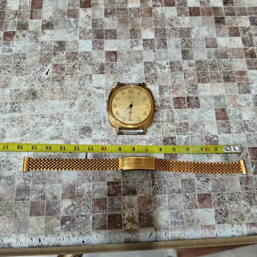 Часы ссср (ау5) + браслет(ау). С рубля без минимальной цены.