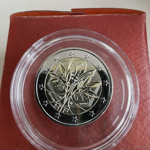 2 евро 2026 Франция из официального годового набора BU