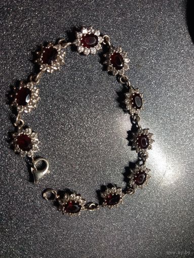 Браслет женский на руку Ag 925 14.3 гр. в ремонт серебро старт с 50 руб