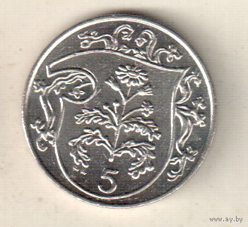 Остров Мэн 5 пенс 1987