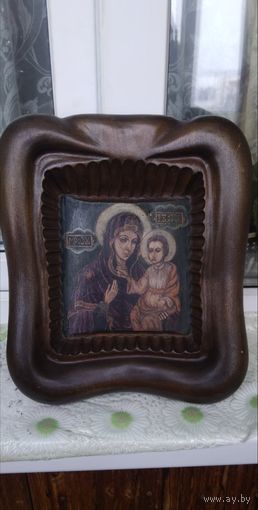 Икона деревянная