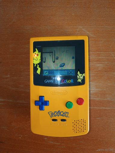 Nintendo Game Boy Color Pokemon рабочий с игрой Star Wars Yoda Stories