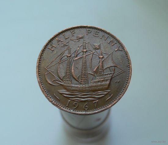 1/2 пенни 1967 Великобритания