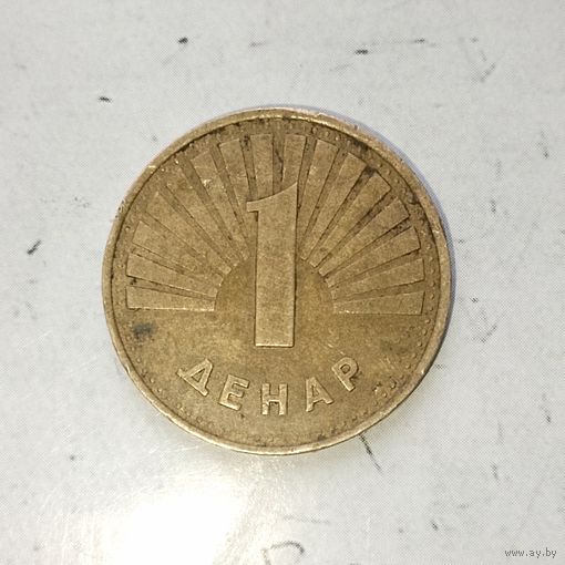 1 денар 2006 года Северная Македония. Республика Македония. Родная патина!