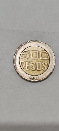 Колумбия 500 песос 2007