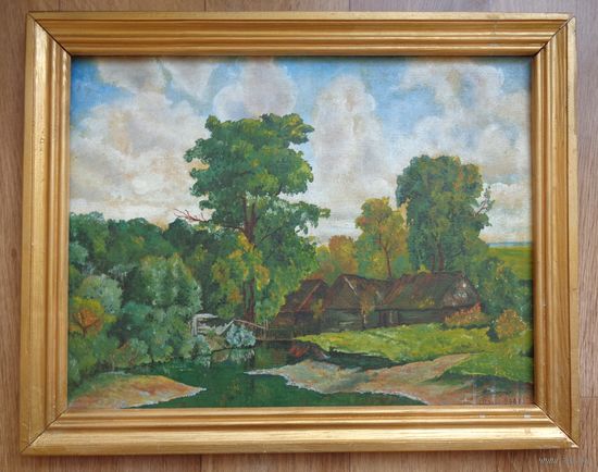Картина холст на двп масло авторская
