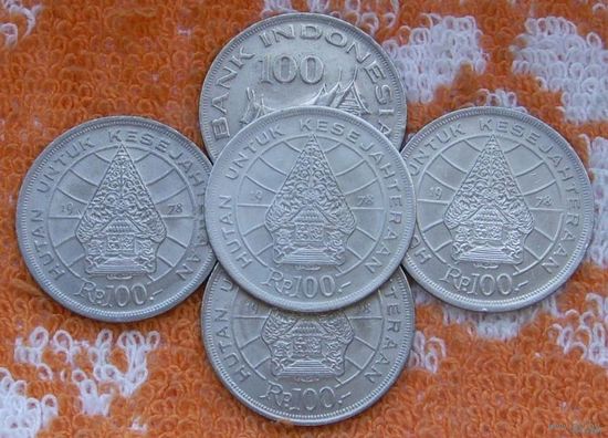 Индонезия 100 рупий 1978 года, UNC