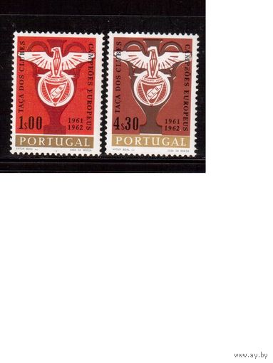 Португалия-1963 (Мих.933-934) , ** , Спорт, Футбол, "Бенфика"