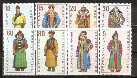 ФФ5 Монголия 1969 Национальные Костюмы