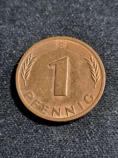 Германия 1 пфенниг 1981 D