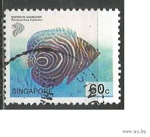 Сингапур. Рыба Императорский Ангел. 2001г. Mi#1082.