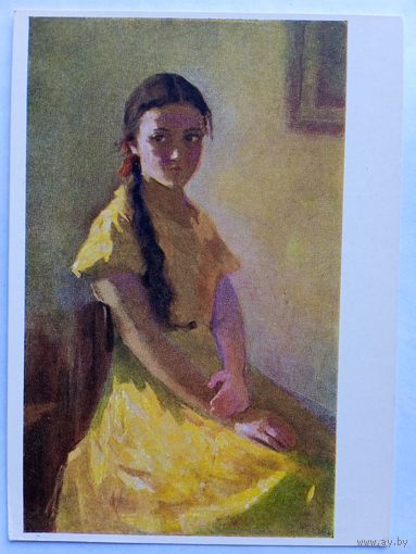 1958. Орлова. Портрет девушки