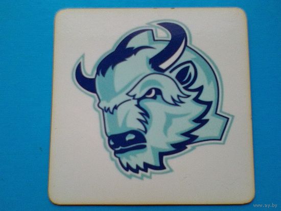 Магнит - "Логотип Хоккейный Клуб - "Динамо" Минск" - Размер Магнита 10/10 см.