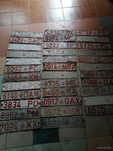 Номерные знаки авто. Узнавайте наличие.