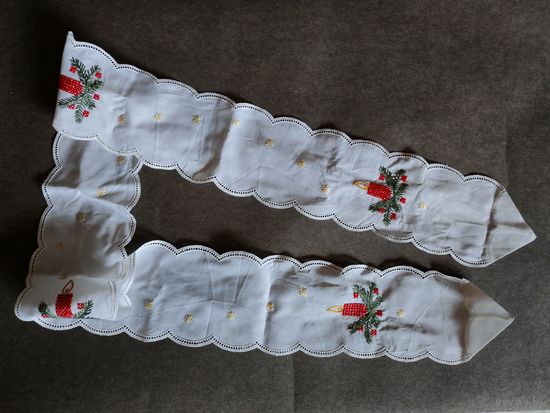 Новогодний декор, ручная вышивка