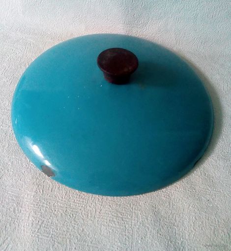 Крышка для казана чугунная эмалированная СССР