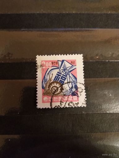 1964 Южная Корея фауна улитка выпускалась одиночкой (5-5)