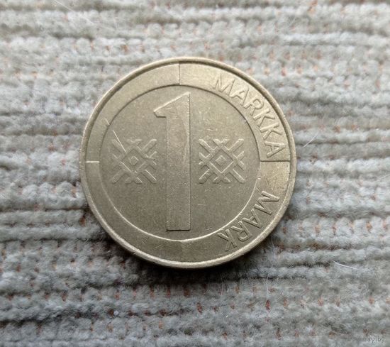 Werty71 Финляндия 1 марка 1993