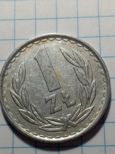 1 злотый Польша 1985 год