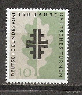 КГ ФРГ 1958 Дубовый лист