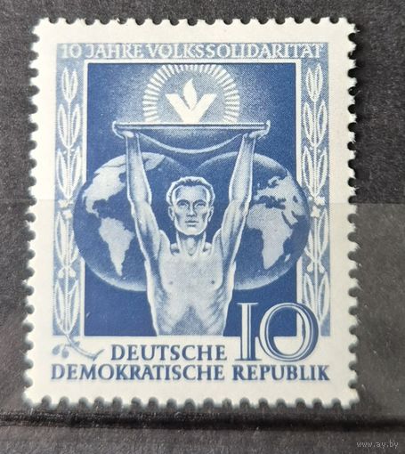 Германия, ГДР 1955 г. Mi.484 MNH** полная серия