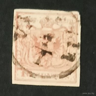 Ломбардия и Венеция классика 1850 марка 15 с