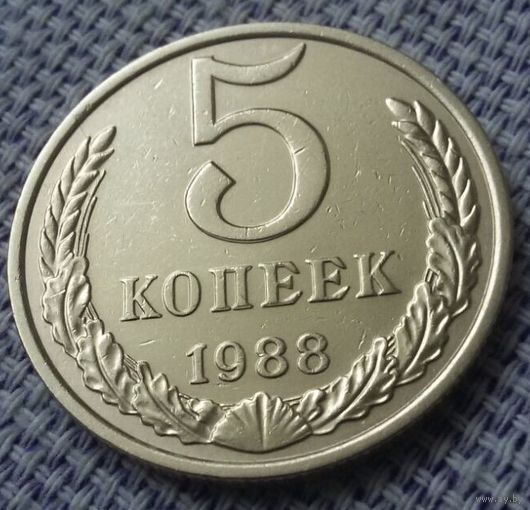 5 копеек 1988 года.