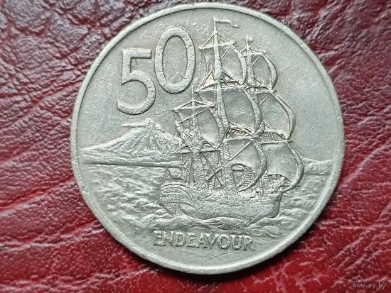50 центов Новая Зеландия 1976 г.