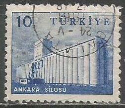 Турция. Силосные башни в Анкаре. 1959г. Mi#1699.