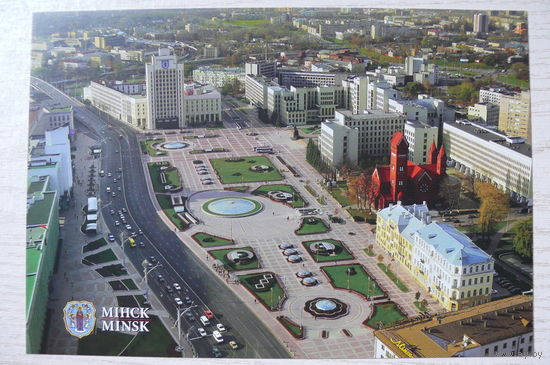 2013, Беларусь; Плыткевич С., Минск. Площадь Независимости; 14*20см.
