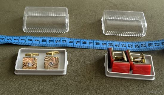 Три комплекта запонок СССР