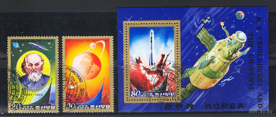 1984 Северная Корея. Константин Циолковский 1857-1935