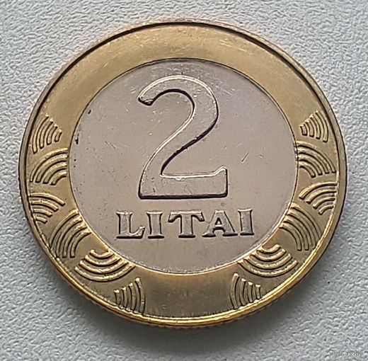 Литва 2 лита 2008. 1-2-10