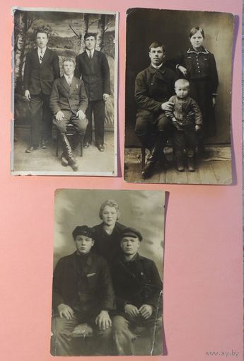 Фото "Групповые портреты", Зап. Бел., Гродненщина, 1920-1930-е гг.