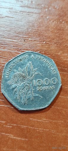 Сан томе и Принсипи 1000 добрас 1997