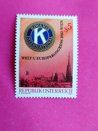 Австрия. Конгресс. ( 1 марка ) 1983 года. 2-19.