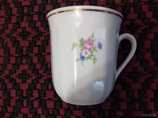 Кружка фарфоровая, 60-х, Городница, СССР.