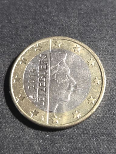 Люксембург 1 евро 2014