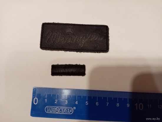 Лот нашивок Wrangler натуральная кожа