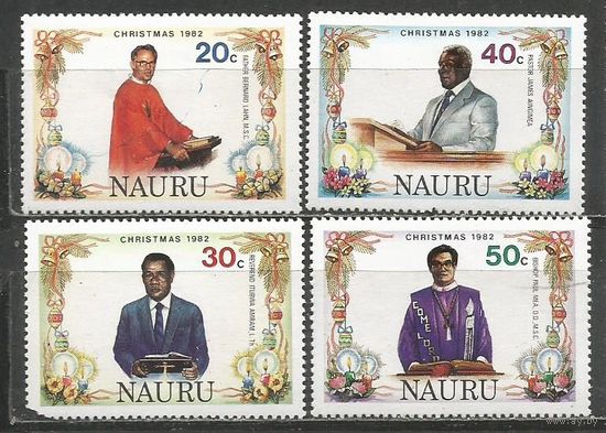 Науру. Рождество. 1982г. Mi#259-62. Серия.