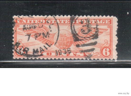 США-1930, (Мих.322), гаш.    ,Авиапочта, Авиация, (1)