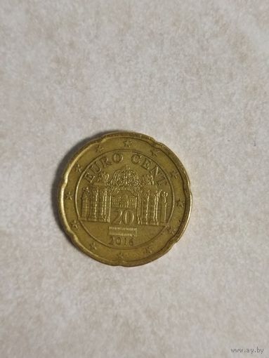 20 евроцентов 2016 Австрия