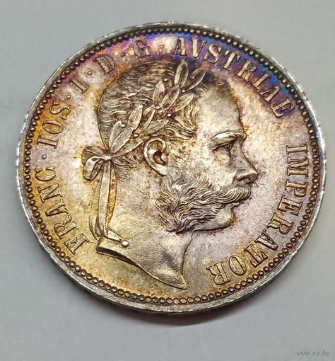 1 флорин Австро-Венгрия 1884г