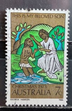 АВСТРАЛИЯ 1973г. Гаш. Рождество